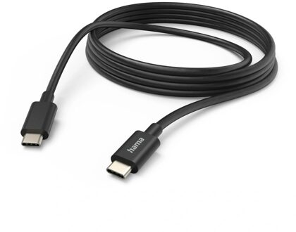 Hama USB-Kabel, USB-C naar USB-C, 3 m Oplader Zwart