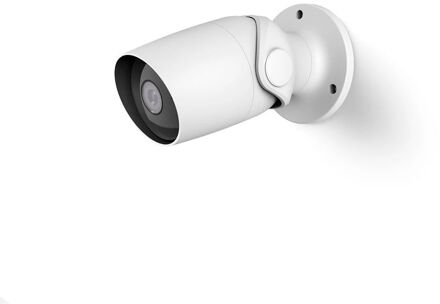 Hama Wi-Fi Bewakingscamera voor Buiten - Bewegingsmelder, nachtzicht en intercomfunctie - Wit