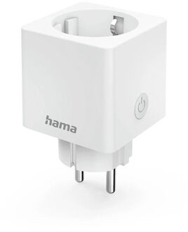 Hama Wi-Fi Stopcontact Mini SmartPlug - 16A - 3680W - Wit 1 stuk