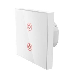 Hama Wifi-touch-wandschakelaar, inbouw, Schakelaar Wit