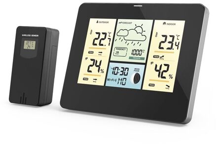 Hama Wifi-weerstation met app, buitensensor, thermometer/hygrometer/barometer 1 stuk