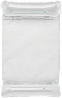 Hamafloat hangmat opblaasbare zwembadvlotter Wit - One size