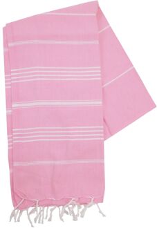 Hamamdoek Sultan 100 X 180 Cm Licht Blauw/wit