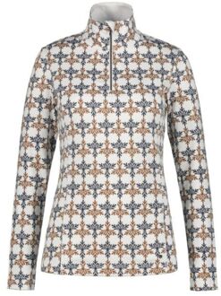 Hamanki Ski Pully Dames L/40 Bruin dessin