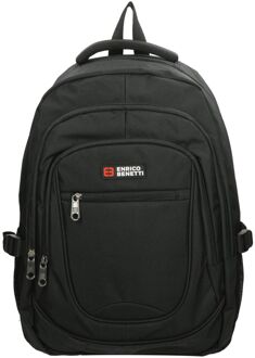 Hamburg 17'' Laptop Backpack black Zwart - H 47 x B 36 x D 21 cm