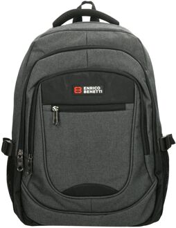 Hamburg 17'' Laptop Backpack grey Grijs - H 47 x B 36 x D 21 cm