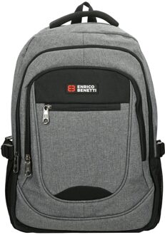 Hamburg 17'' Laptop Backpack light grey backpack Grijs - H 47 x B 36 x D 21