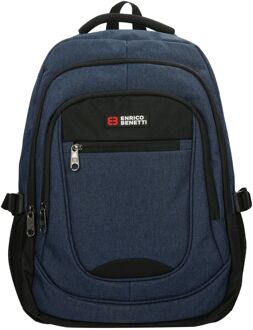 Hamburg Rugtas blauw - zwart - 1 SIZE