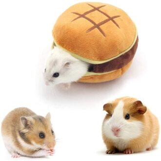 Hamburg Stijl Hamster Slaapkamer Draagbare Kleine Dier Hangmat Hamster Bed Warm Kooi Geschikt Voor Hamsters Cavia Eekhoorns