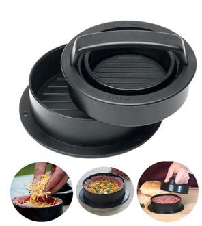 Hamburger Maker Druk Rundvlees Hamburger Ronde Vorm Non-stick Chef Schnitzels Vlees Rundvlees Grill Burger Druk Patty Maker Mold