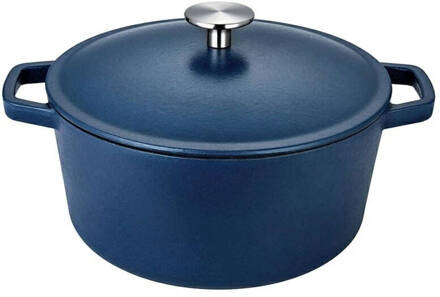 Hamersley - Gietijzeren Pannenset - Braadpan 24cm - Blauw