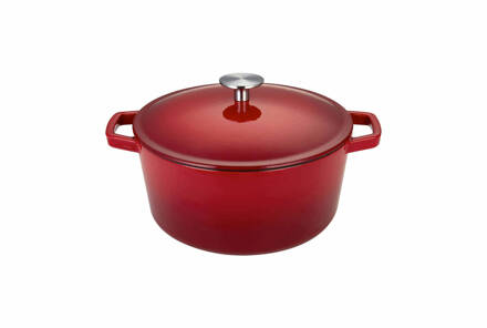 Hamersley - Gietijzeren Pannenset - Braadpan 24cm - Rood