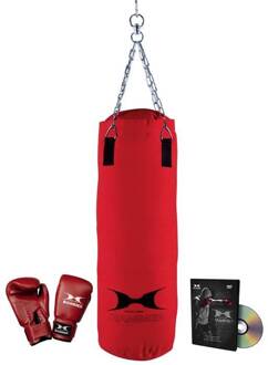 Hammer Boxing Set FIT - Bokszak 60 cm met Bokshandschoenen 10 oz nylon en DvD