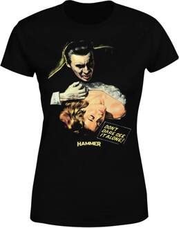Hammer Horror Dracula Don't Dare See It Alone Women's T-Shirt - Black - M Zwart