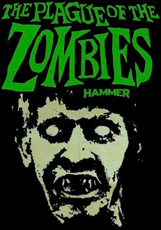 Hammer Horror Plague Of The Zombies Portrait Men's T-Shirt - Black - S Zwart