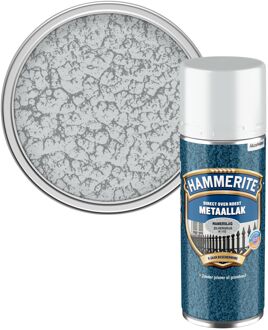 Hammerite Hamerslag Metaallak - Zilvergrijs - 400 ml