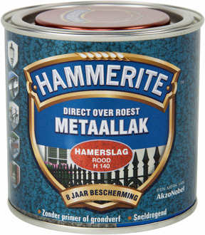 Hammerite Hamerslag Rood H140 250ML
