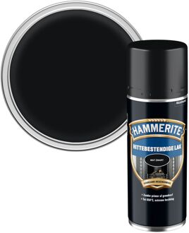Hammerite hittebestendige lak - Mat - Zwart - 400 ml