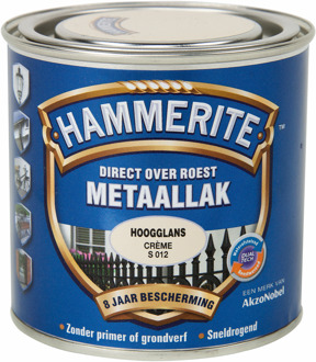 Hammerite Hoogglans Creme S012 250ML