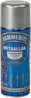 Hammerite Hoogglans Metaallak - Zilvergrijs - 400 ml