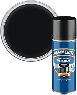 Hammerite Hoogglans Metaallak - Zwart - 400 ml