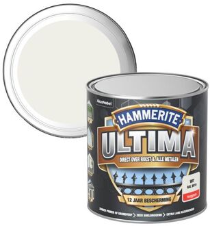 Hammerite Ultima Metaallak - Hoogglans - RAL 9016 - 250 ml