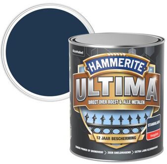 Hammerite Ultima Metaallak - Hoogglans - Stand Blauw - 750 ml