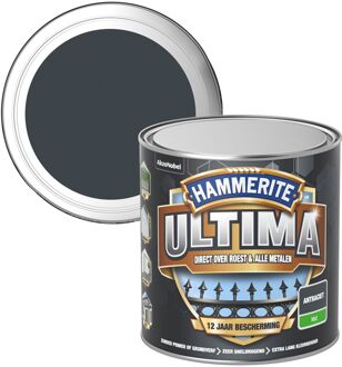 Hammerite Ultima Metaallak - Mat - Antraciet  - 0,25L