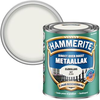 Hammerite Zijdeglans Metaallak - Wit - 750 ml