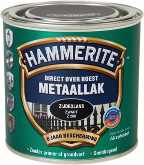 Hammerite Zijdeglans Zwart Z260 250ML