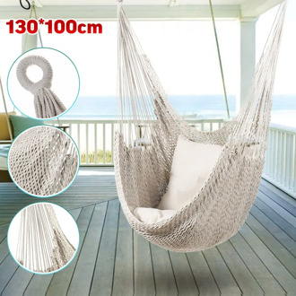 Hammock Chair Outdoor Indoor Garden Bedroom Furniture Outdoor Hanging Chair For Child Adult Safety Camping Swing Chair