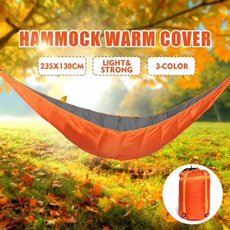 Hammock Sleeping Bag Ultralight Outdoor Camping Hammock Underquilt Portable Winter Warm Under Quilt Blanket Cotton Hammock