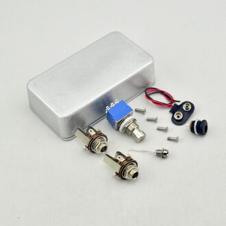 Hammond 1590b Behuizing + 3PDT Voetschakelaar + 6.35mm Jack Sockets en meer voor gitaar Pedaal kit project