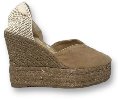 Hamptons Wedge Lage Hak Schoenen Manebí , Beige , Dames - 39 Eu,37 Eu,38 EU