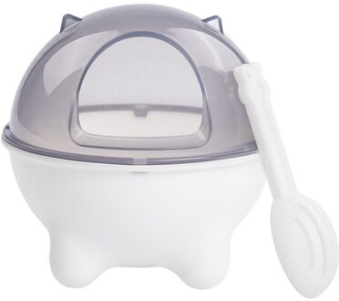 Hamster Bad Huis Hamsterkooi Badkamer Sauna Bad Klein Huisdier Hamster Accessoires Hamster Wc Met Huisdier Kattenbakvulling Scoop wit