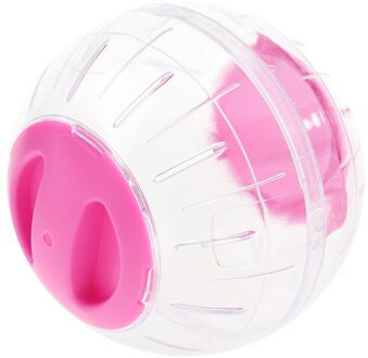 Hamster Crystal Running Bal Hamster Gerbil Rat Plastic Speelgoed Oefening roze