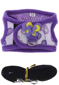 Hamster Harnas Vest Verstelbare Leash Set Voor Cavia Chinchilla Muizen Rat Fret Klein Dier Accessorie -1 / M