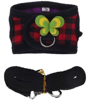 Hamster Harnas Vest Verstelbare Leash Set Voor Cavia Chinchilla Muizen Rat Fret Klein Dier Accessorie -3 / S