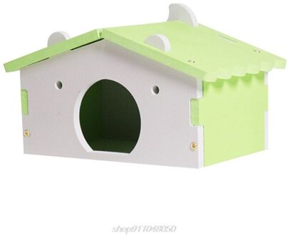 Hamster Huis Kooien Voor Rat Muis Grappige Hamster Nest Villa Kleurrijke Houten Bed Huis M22 21 GN