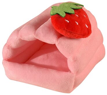 Hamster Huis Kooien Voor Rat Muis Grappige Hamster Nest Villa Kleurrijke Houten Bed Huis M22 21