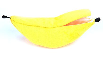 Hamster Katoen Nest Banaan Vorm Huis Dierbenodigdheden Hangmat Stapelbed Huis Speelgoed Kooi Voor Suiker Zweefvliegtuig Hamster Klein Dier vogel geel