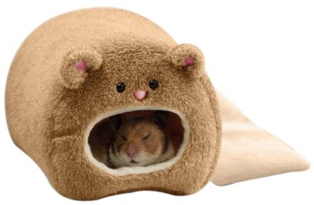 Hamster Kooi Winter Warm Bed House Slaapkamer Huis Kooi Nest Bed Voor Kleine Dieren Opknoping Fruit Huis Hangmat Z