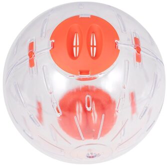 Hamster Oefening Bal Hamster Crystal Ball 6.3 Inch Clear Hamster Running Bal Huisdier Speelgoed oranje-Diameter 16cm