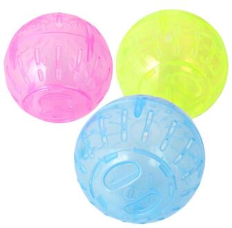Hamster Training Speelgoed Running Bal Zonder Beugel Plastic Fit Voor Kleine Huisdieren Speelgoed Clear Bal Kleine Huisdieren Product Willekeurige kleur