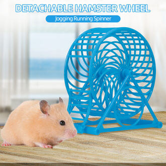 Hamster Wiel Plastic Jogging Loopwiel Hamster Spinner Afneembare Oefening Wiel voor Hamster Muis Kleine Huisdieren
