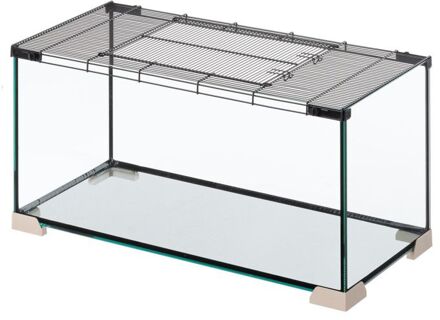 Hamsterkooi Jerry 80 81,7 X 36,9 Cm Glas Zwart