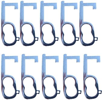 Hand Antimicrobiële Sleutelhanger Open De Deur En Isoleren Het Door Lift Direct Contact Met Sleutelhanger Deurgrepen