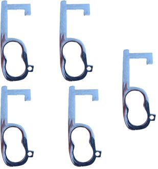 Hand Antimicrobiële Sleutelhanger Open De Deur En Isoleren Het Door Lift Direct Contact Met Sleutelhanger Deurgrepen