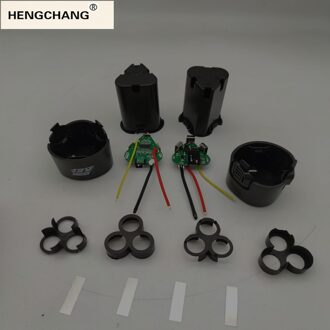 Hand Boor Kit Accessoires Elektrische Schroevendraaier 3S Bms Li-Ion 12.6V 18650 Pcb Met Batterij Storage Case Box