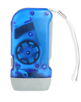 Hand Crank Traveling Torch Light Battery-Free Camping Lights 3 LEDs Hand Pressing Flashlight Manual Generator Flashlight